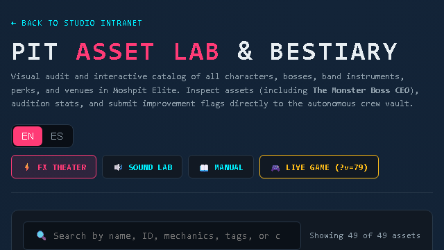 Asset Lab · Visualizador de Recursos Voxel